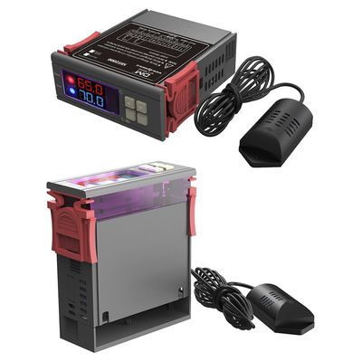 SHT2000 LED डिजिटल आर्द्रता नियंत्रक हाइग्रोमीटर पावर स्विच CE प्रमाणित मॉनिटर