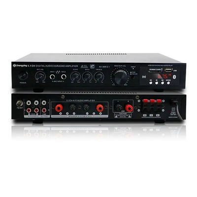 एलडीजेडएस 5.1 चैनल पेशेवर ऑडियो एम्पलीफायर 200W + 200W पावर और होम थिएटर सिस्टम के लिए ब्लूटूथ सपोर्ट के साथ