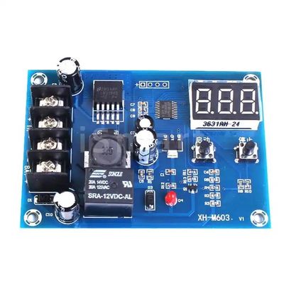 XH-M603 12-24V स्टोरेज लिथियम बैटरी चार्जर नियंत्रण स्विच संरक्षण बोर्ड एलईडी डिस्प्ले के साथ