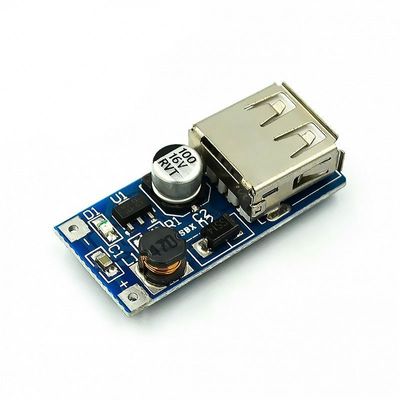 एकल सेल बैटरी स्टेप-अप पावर सप्लाई मॉड्यूल 5V 600MA चार्जर डीसी-डीसी बूस्ट कन्वर्टर