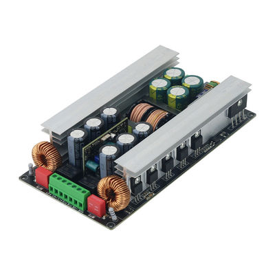 2x600W स्टीरियो डिजिटल पावर एम्पलीफायर बोर्ड स्विचिंग पावर सप्लाई के साथ एसी डीसी कन्वर्टर ब्रिज्ड स्पीकर प्रोटेक्शन बोर्ड माउंट