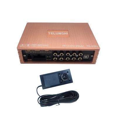 गर्म बिक्री 4*50W वर्ग एबी कार एम्पलीफायर 4-चैनल डीएसपी क्रॉसओवर सबवूफर एम्पलीफायर ऑटो पावर (कंट्रोल पैनल के बिना)