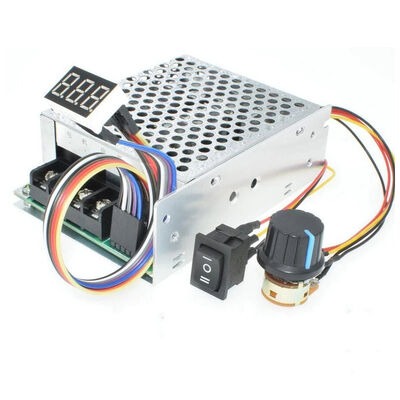 12V Motor Speed Controller DC 10-55V 60A CW CCW Reversible Switch Digital Display Board DC DC Converters Power Voltage Module