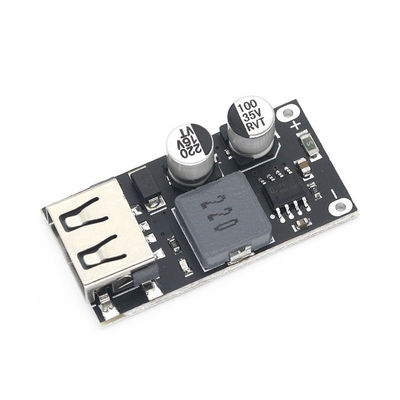 USB QC3.0 DC स्टेप-डाउन कनवर्टर 24V फास्ट चार्जिंग सर्किट बोर्ड पावर सप्लाई मॉड्यूल के लिए