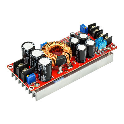 1200W 20A हीट सिंक के साथ 12V से 24V 48V DC कनवर्टर बूस्ट स्टेप-अप पावर सप्लाई मॉड्यूल