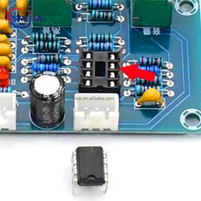 NE5532 एम्पलीफायर ऑडियो मॉड्यूल क्लास डी डिजिटल एम्पलीफायर DC12V-24V इनपुट और ट्रिबल बास वॉल्यूम समायोजन के साथ
