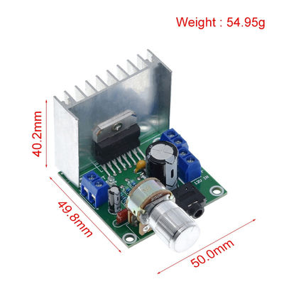 TDA7297 एम्पलीफायर ऑडियो मॉड्यूल 15W+15W बुकशेल्फ स्पीकर के लिए DC 8-18V पावर इनपुट के साथ डबल चैनल