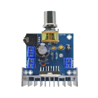TD7297A एम्पलीफायर ऑडियो मॉड्यूल क्लास डी एम्पलीफायर बोर्ड DC 9-15V 15W*2 स्टीरियो अपग्रेडेड रेडिएटर के साथ