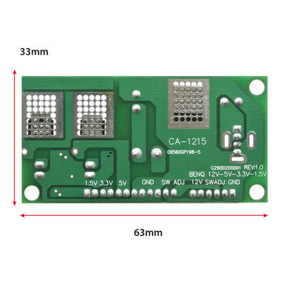 CA-1215 12V 5V 3.3V 1.5V पावर सप्लाई मॉड्यूल एलसीएम एलसीडी डीसी टू डीसी कनवर्टर बोर्ड