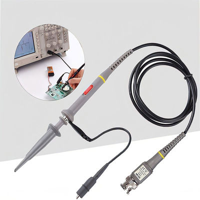 P6100 बीएनसी परीक्षक उपकरण ऑसिलोस्कोप जांच किट 100MHz 1X 10X क्लिप 2-टुकड़ा सेट