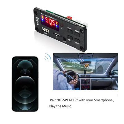 2x25W 50W MP3 प्लेयर ब्लूटूथ ऑडियो मॉड्यूल बोर्ड रिमोट कंट्रोल वायरलेस साउंड सिस्टम