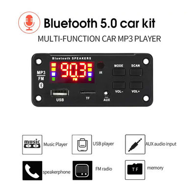 2x25W 50W MP3 प्लेयर ब्लूटूथ ऑडियो मॉड्यूल बोर्ड रिमोट कंट्रोल वायरलेस साउंड सिस्टम