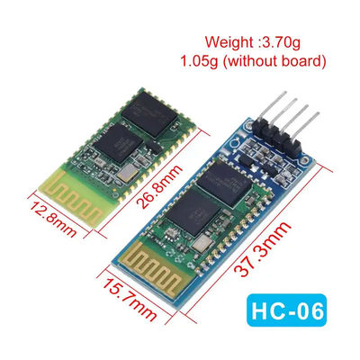 HC-05 HC-06 RF वायरलेस वाईफ़ाई मॉड्यूल ब्लूटूथ ऑडियो मॉड्यूल RS232 / TTL