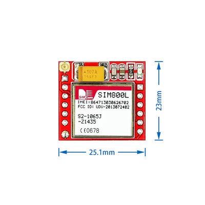 SIM800L GPRS GSM मॉड्यूल माइक्रो सिम कार्ड कोर क्वाड बैंड TTL सीरियल पोर्ट