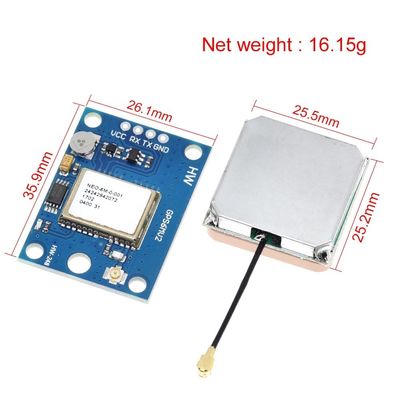 GY-NEO6MV2 Neo 6m जीपीएस मॉड्यूल Arduino उड़ान नियंत्रण के साथ EEPROM MWC APM2.5