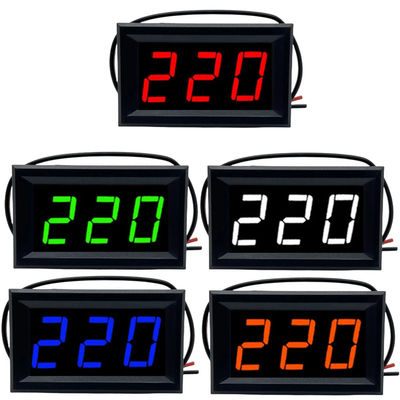 एसी 70-500V डिजिटल एमीटर वोल्टमीटर 0.56&quot; एलईडी डिजिटल वोल्टमीटर