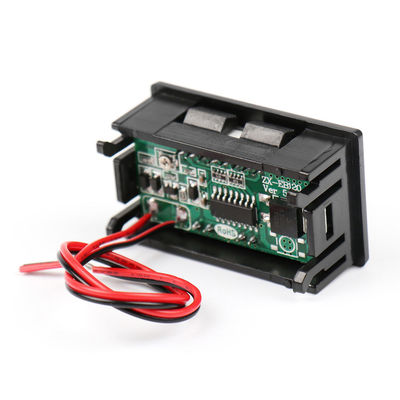 0.56&quot; एलईडी लिथियम बैटरी क्षमता मीटर 12V 24V 36V 48V 60V 72V