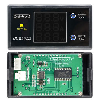 एलसीडी डिजिटल वाटमीटर वोल्टमीटर एमीटर DC 0-100V 10A 1000W