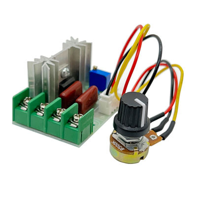 AC 220V 2000w मोटर स्पीड कंट्रोलर डिमर्स गवर्नर मॉड्यूल पोटेंशियोमीटर