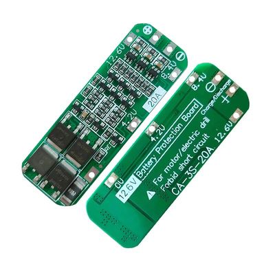 CA-3S-20A-E 11.1V 12V 12.6V बीएमएस बैटरी सुरक्षा बोर्ड लिथियम 3s बीएमएस मॉड्यूल