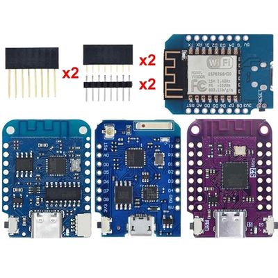 ESP8266 CH340G डेवलपमेंट बोर्ड आधारित WeMos D1 मिनी प्रो V3.0 NodeMcu 4MB/16MB बाइट्स Lua WIFI इंटरनेट ऑफ थिंग्स
