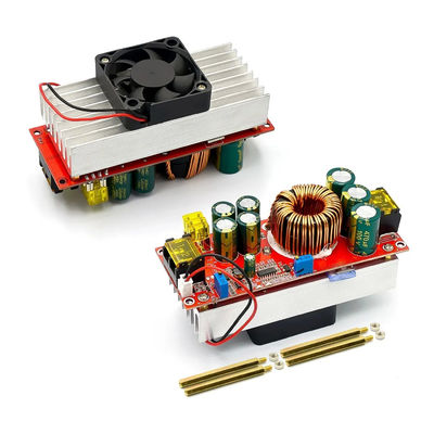 1800W 40A डीसी-डीसी बूस्ट कन्वर्टर बोर्ड 10-60V फैन द्वारा 12-90V बूस्ट पावर मॉड्यूल के लिए