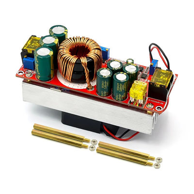 1800W 40A डीसी-डीसी बूस्ट कन्वर्टर बोर्ड 10-60V फैन द्वारा 12-90V बूस्ट पावर मॉड्यूल के लिए