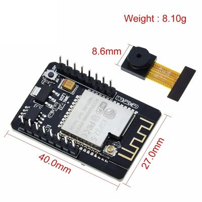 ESP32 ESP32-S वाईफाई बीटी विकास बोर्ड के साथ OV2640 कैमरा मॉड्यूल ESP32-CAM