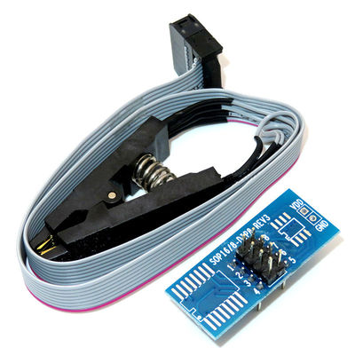 CH341A 24 25 सीरीज EEPROM फ्लैश BIOS USB प्रोग्रामर मॉड्यूल + SOIC8 SOP8 टेस्ट क्लिप EEPROM 93CXX / 25CXX / 24CXX के लिए