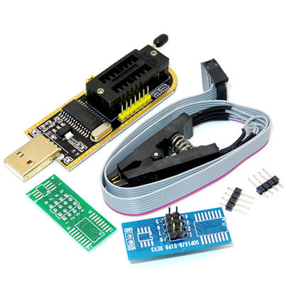 CH341A 24 25 सीरीज EEPROM फ्लैश BIOS USB प्रोग्रामर मॉड्यूल + SOIC8 SOP8 टेस्ट क्लिप EEPROM 93CXX / 25CXX / 24CXX के लिए