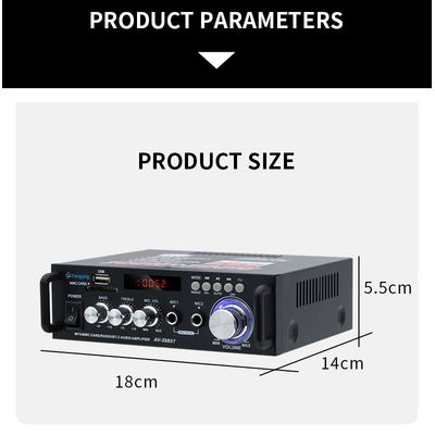 120W LDZS AV-298BT स्टीरियो ऑडियो एम्पलीफायर वायरलेस बीटी 2.0 और एचआईएफआई ध्वनि गुणवत्ता के साथ