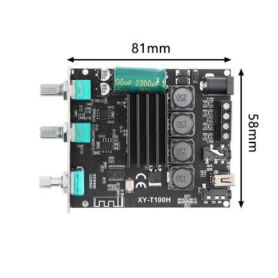 XY-T100H ब्लूटूथ ऑडियो एम्पलीफायर बोर्ड 100WX2 Ble 5.0 TPA3116D2 स्टीरियो डिजिटल पावर