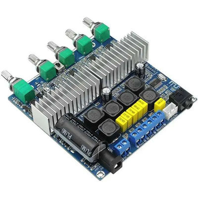 2.1 चैनल सबवूफर एम्पलीफायर बोर्ड 100W बास आउटपुट और ब्लूटूथ 5.0 TPA3116D2 ऑडियो स्टीरियो इक्वालाइज़र के साथ