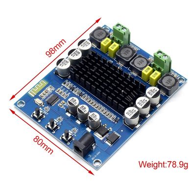 CA-3168B वायरलेस डिजिटल एम्पलीफायर बोर्ड DC12-24V 2*50W आउटपुट पावर TPA3116D2
