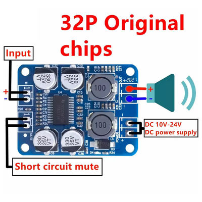 CA-3118 DC12-24V एम्पलीफायर ऑडियो मॉड्यूलTPA3118 1*60W AMP