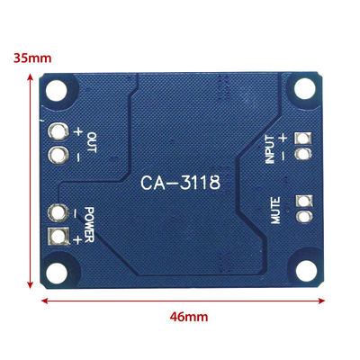 CA-3118 DC 12-24V PBTL मोनो 60W क्लास डी पावर एम्प मोड्यूल एम्पलीफायर बोर्ड