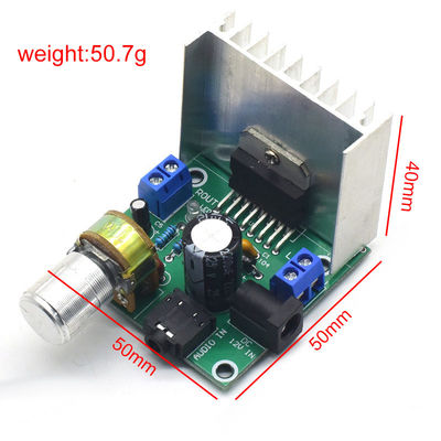 DIY किट DC 12-24V के लिए TDA7297 चिप के साथ CA-7297 डिजिटल एम्पलीफायर मॉड्यूल डुअल-चैनल 15W+15W ऑडियो एम्पलीफायर बोर्ड