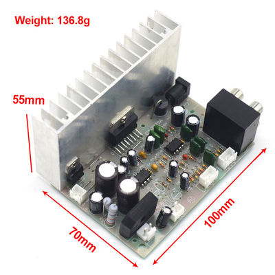 CA-7379A डिजिटल सबवूफर एम्पलीफायर बोर्ड TDA7379 चिप 2*38W AC/DC 12V AMP मॉड्यूल के साथ