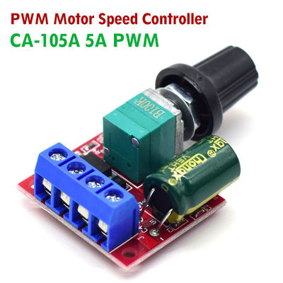 CA-105A मिनी 5A डीसी मोटर स्पीड कंट्रोलर मॉड्यूल अधिकतम 90W 3V-35V