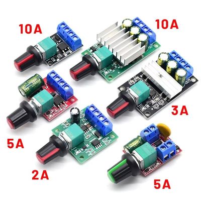 CA-110AS 12V/24V 10A पीडब्ल्यूएम डीसी मोटर स्पीड कंट्रोल गवर्नर स्टेपलेस एलईडी डिमर पावर कंट्रोलर वोल्टेज रेगुलेटर मॉड्यूल