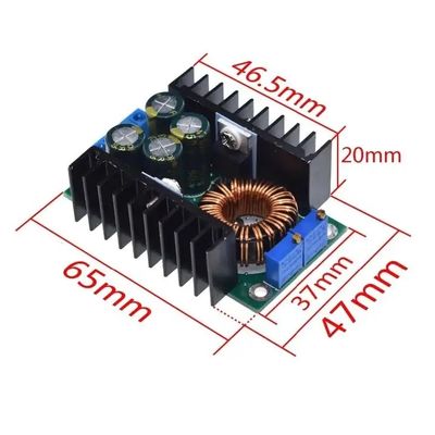 डीसी-डीसी 9 ए 300W बक कन्वर्टर 150W बूस्ट कन्वर्टर 5-40v से 1.2-35v पावर मॉड्यूल स्टेप डाउन कन्वर्टर