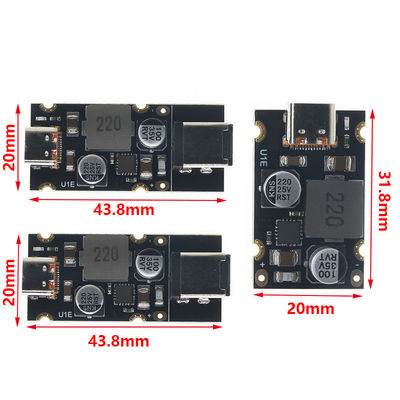 QC4.0 QC3.0 प्रकार-सी USB PD65W फास्ट चार्जिंग एडाप्टर मॉड्यूल मानक माउंट प्रकार के साथ