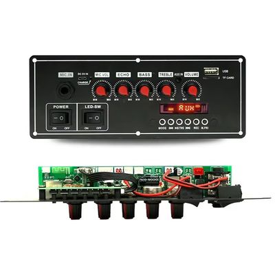 आवाज रिकॉर्डर समारोह 2x20W 7.4V वायरलेस वायर्ड माइक्रोफोन ट्रॉली स्पीकर ध्वनि बीटी डिकोडर एम्पलीफायर बोर्ड