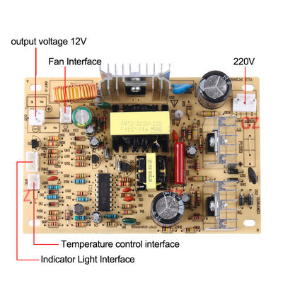 AC220V से DC12V पानी डिस्पेंसर स्विच पावर बोर्ड कनवर्टर शीतलन सर्किट के लिए