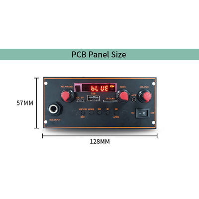 एमपी3 डिकोडर और एफएम रेडियो फ़ंक्शन के साथ 2x10W ब्लूटूथ 5.0 स्टीरियो मदरबोर्ड