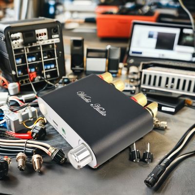 50W*2 BT 5.0 ऑडियो पावर एम्पलीफायर बोर्ड मॉड्यूल 2.0 डबल चैनल स्टीरियो रिसीवर एम्पलीफायर