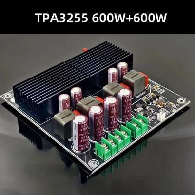 SAMP-200 HIFI डुअल कोर TPA3255 2 चैनल 600W 600W क्लास डी डिजिटल पावर एम्पलीफायर
