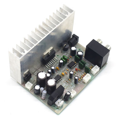 पेशेवर एम्पलीफायर डिजिटल सबवूफर एम्पलीफायर बोर्ड AC/DC 12V 2*38W TDA7379