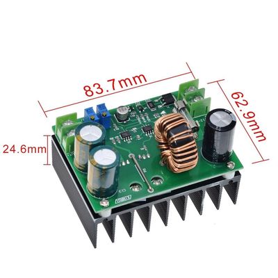12-60V से 12-80V DC-DC बूस्ट कन्वर्टर बोर्ड 600W 10A आउटपुट आवृत्ति मानक के साथ