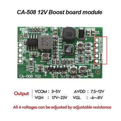 Creatall CA-508 बूस्ट बोर्ड मॉड्यूल 24V आउटपुट वोल्टेज 12V बूस्ट एलसीडी एलईडी टीसीओएन बोर्ड